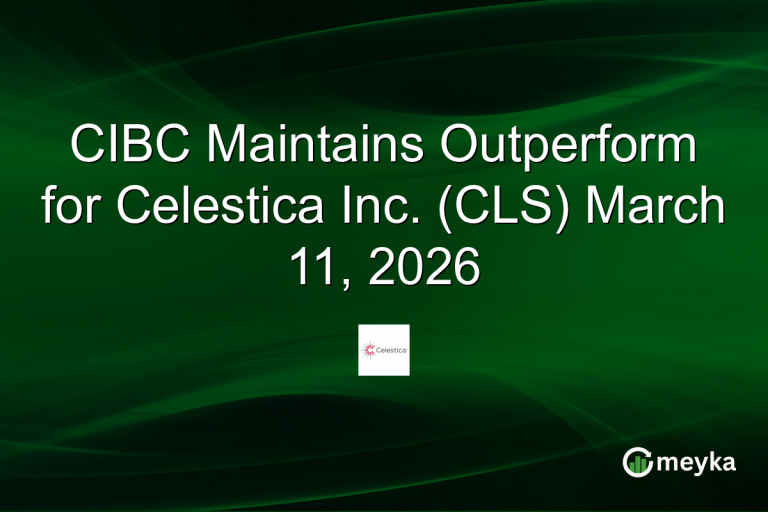 CIBC Maintains Outperform for Celestica Inc. (CLS) March 11, 2026