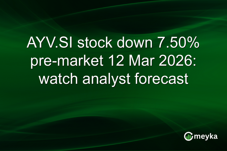 AYV.SI stock down 7.50% pre-market 12 Mar 2026: watch analyst forecast
