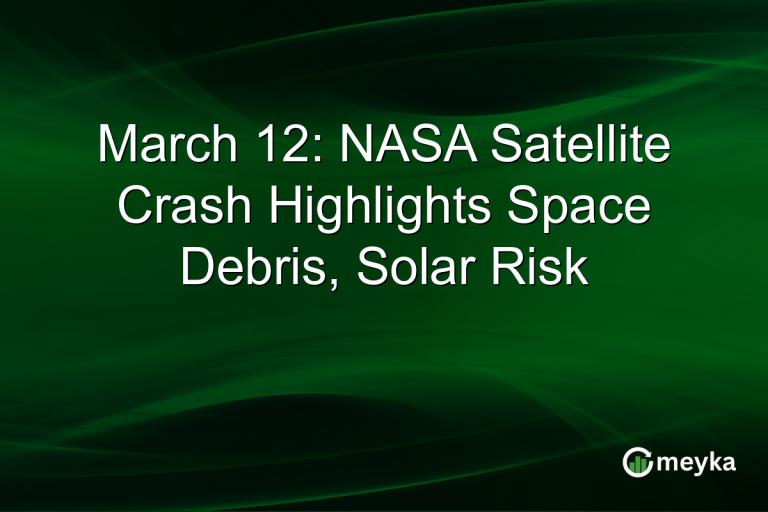 March 12: NASA Satellite Crash Highlights Space Debris, Solar Risk