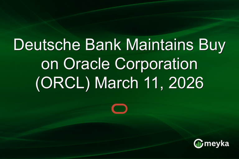 Deutsche Bank Maintains Buy on Oracle Corporation (ORCL) March 11, 2026