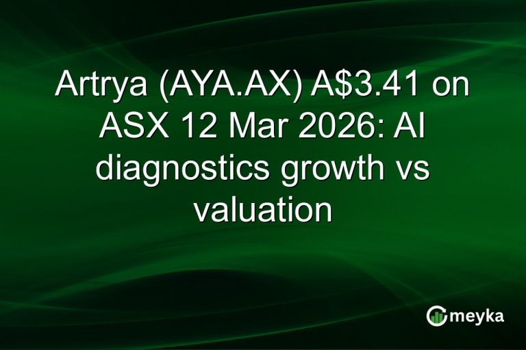 Artrya (AYA.AX) A$3.41 on ASX 12 Mar 2026: AI diagnostics growth vs valuation