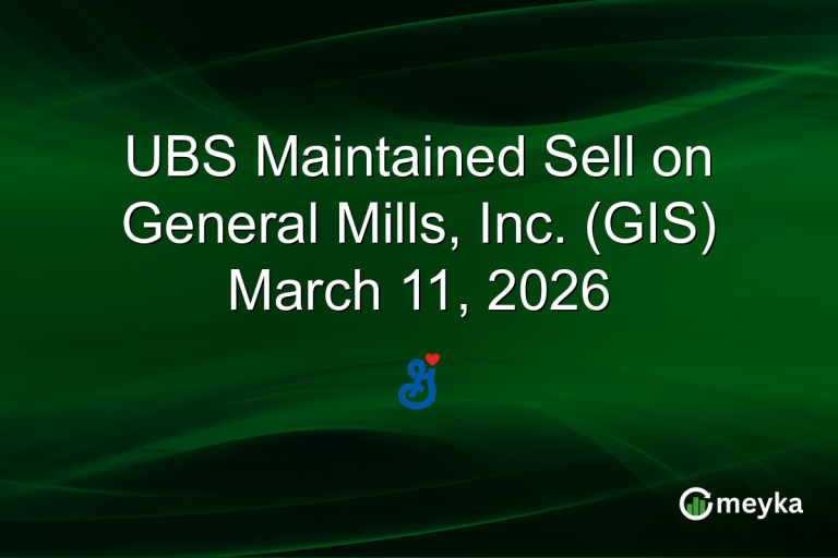 UBS Maintained Sell on General Mills, Inc. (GIS) March 11, 2026