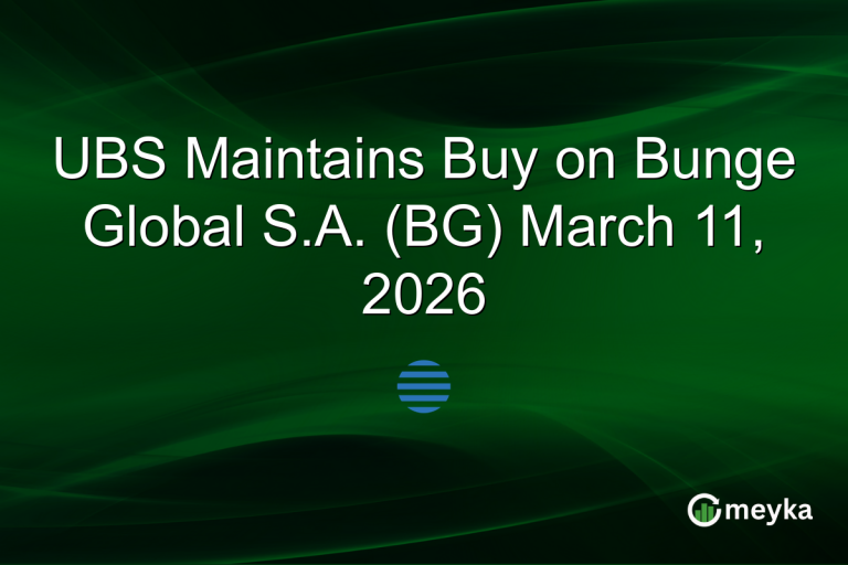 UBS Maintains Buy on Bunge Global S.A. (BG) March 11, 2026