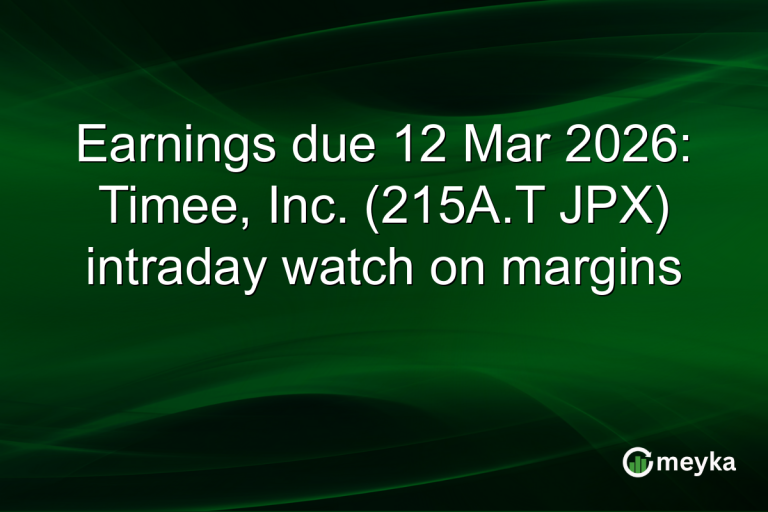 Earnings due 12 Mar 2026: Timee, Inc. (215A.T JPX) intraday watch on margins