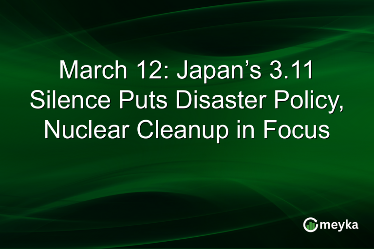 March 12: Japan’s 3.11 Silence Puts Disaster Policy, Nuclear Cleanup in Focus