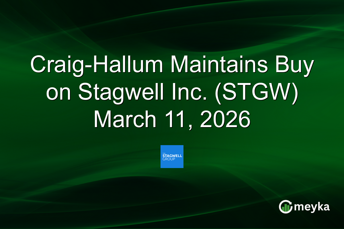 Craig-Hallum Maintains Buy on Stagwell Inc. (STGW) March 11, 2026