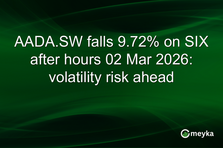 AADA.SW falls 9.72% on SIX after hours 02 Mar 2026: volatility risk ahead