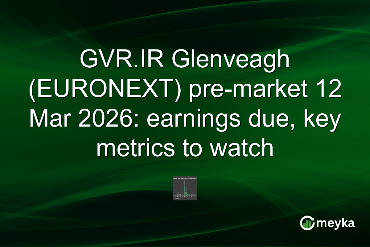 GVR.IR Glenveagh (EURONEXT) pre-market 12 Mar 2026: earnings due, key metrics to watch