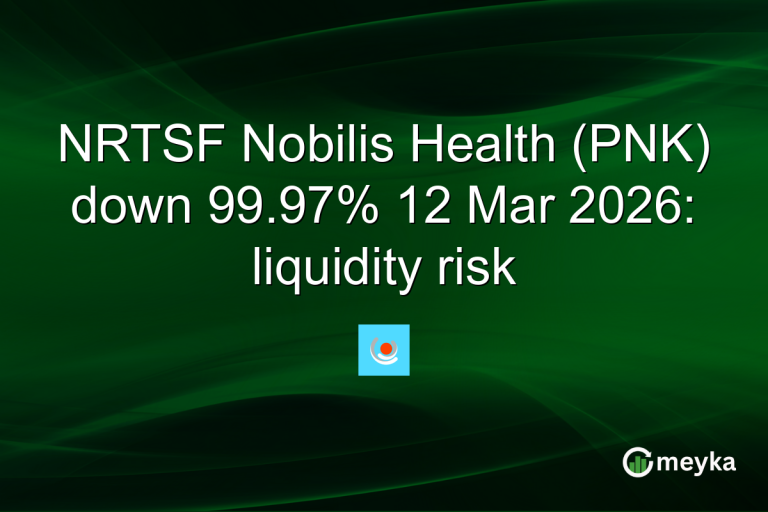 NRTSF Nobilis Health (PNK) down 99.97% 12 Mar 2026: liquidity risk