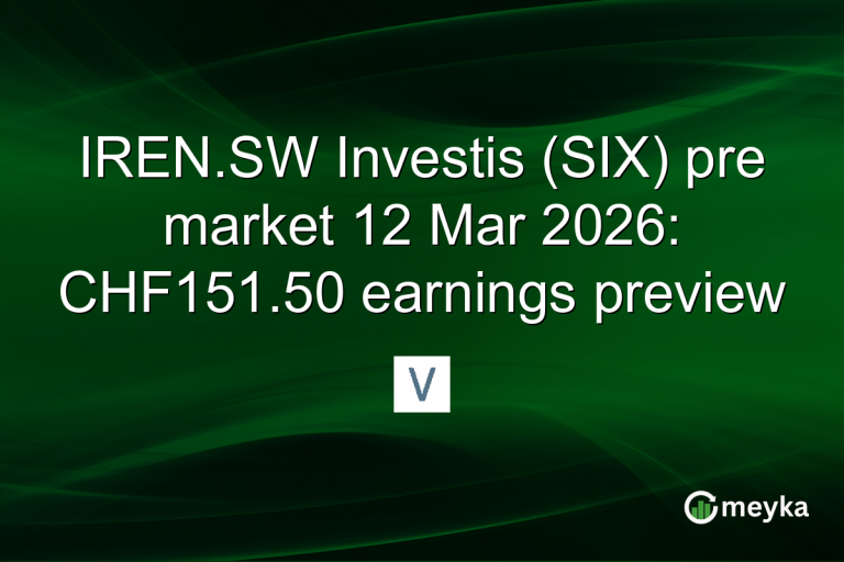 IREN.SW Investis (SIX) pre market 12 Mar 2026: CHF151.50 earnings preview