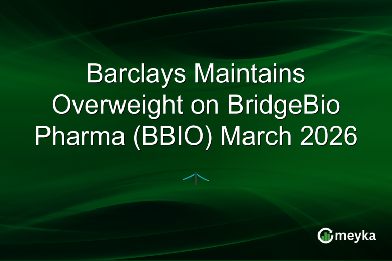 Barclays Maintains Overweight on BridgeBio Pharma (BBIO) March 2026