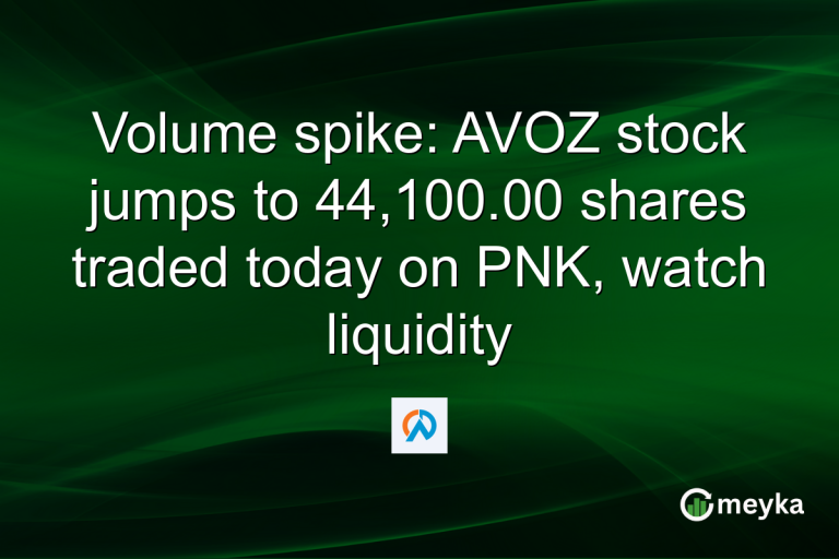 Volume spike: AVOZ stock jumps to 44,100.00 shares traded today on PNK, watch liquidity
