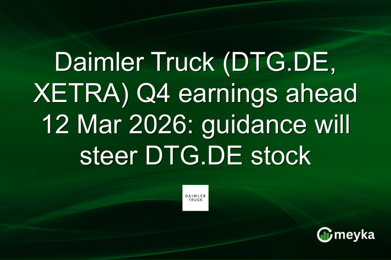 Daimler Truck (DTG.DE, XETRA) Q4 earnings ahead 12 Mar 2026: guidance will steer DTG.DE stock