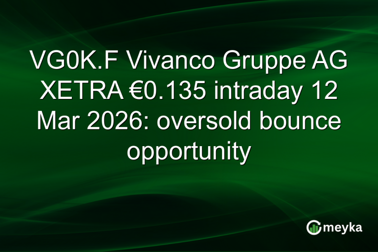 VG0K.F Vivanco Gruppe AG XETRA €0.135 intraday 12 Mar 2026: oversold bounce opportunity