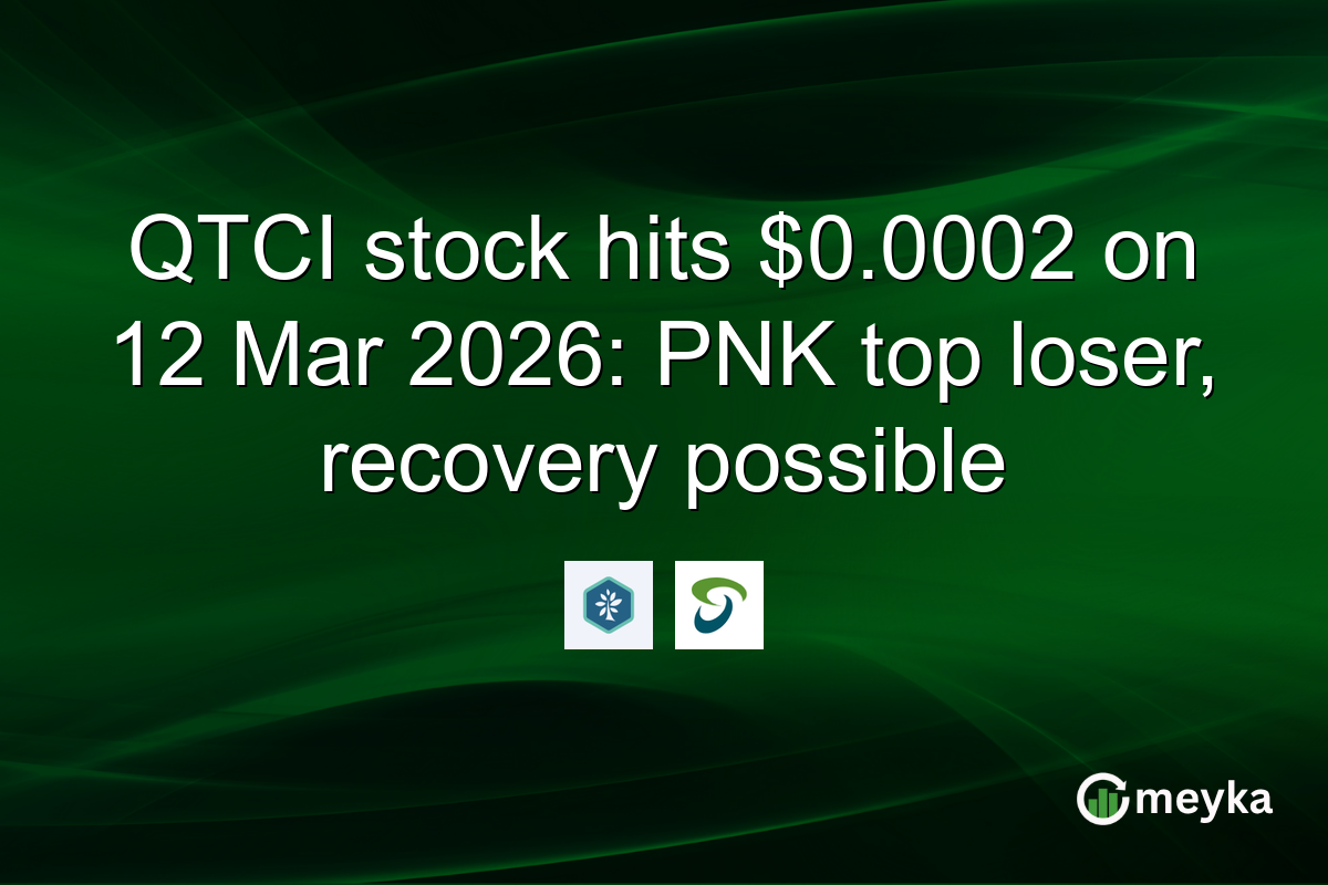 QTCI stock hits $0.0002 on 12 Mar 2026: PNK top loser, recovery possible