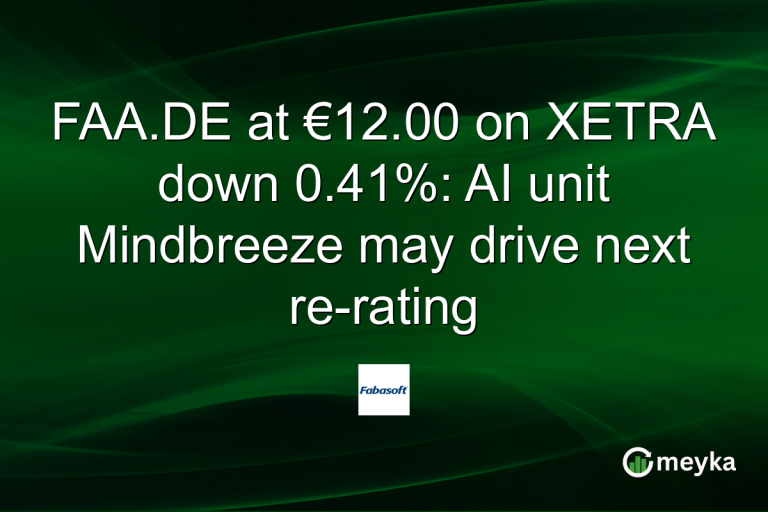 FAA.DE at €12.00 on XETRA down 0.41%: AI unit Mindbreeze may drive next re-rating