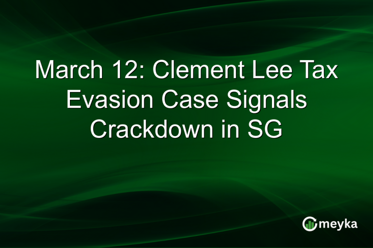 March 12: Clement Lee Tax Evasion Case Signals Crackdown in SG