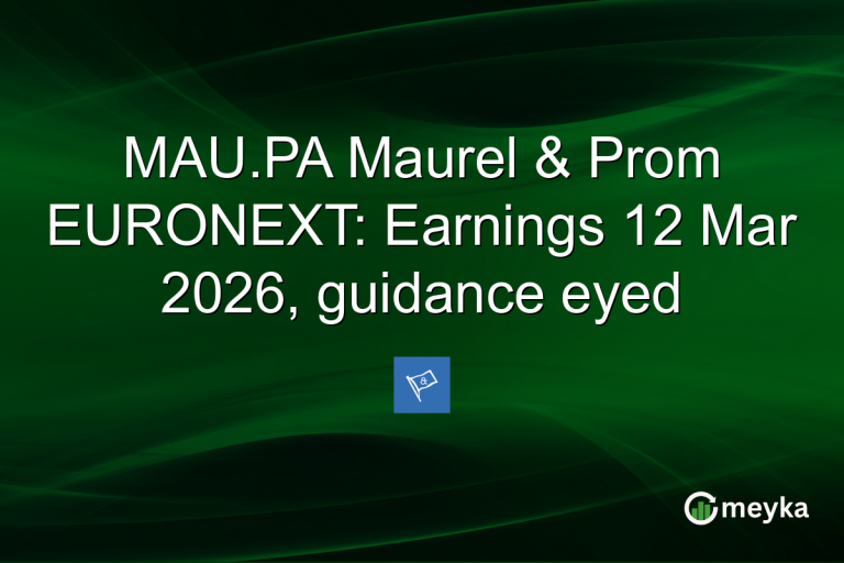 MAU.PA Maurel & Prom EURONEXT: Earnings 12 Mar 2026, guidance eyed