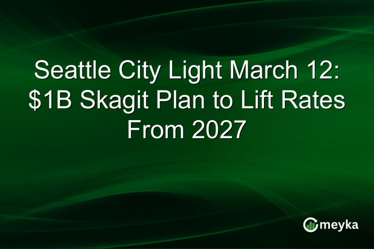 Seattle City Light March 12: $1B Skagit Plan to Lift Rates From 2027