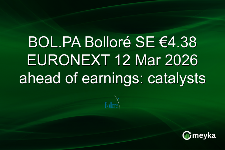 BOL.PA Bolloré SE €4.38 EURONEXT 12 Mar 2026 ahead of earnings: catalysts