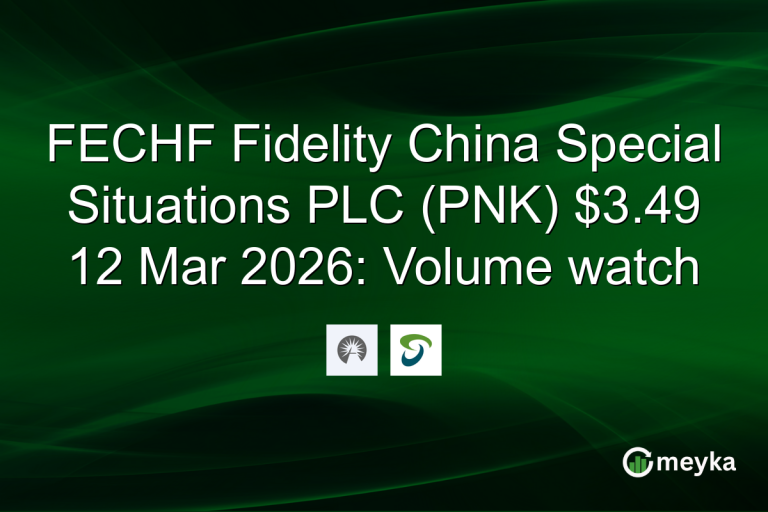 FECHF Fidelity China Special Situations PLC (PNK) $3.49 12 Mar 2026: Volume watch