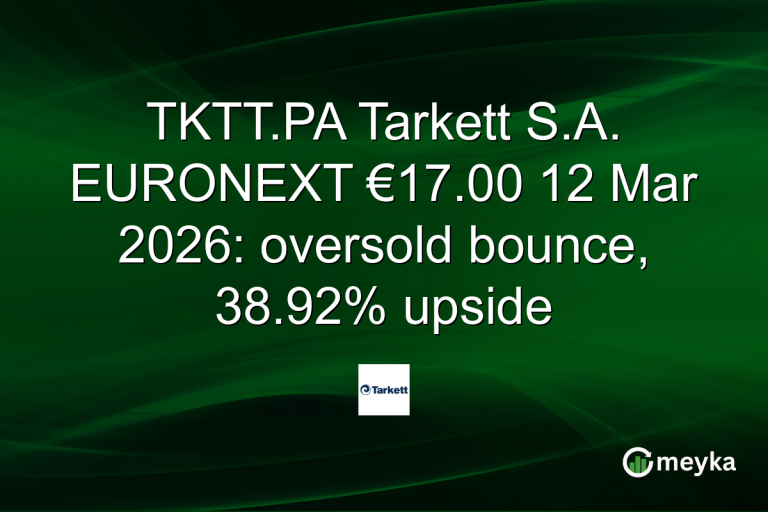 TKTT.PA Tarkett S.A. EURONEXT €17.00 12 Mar 2026: oversold bounce, 38.92% upside