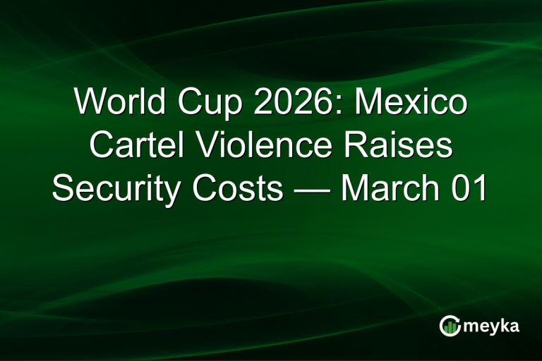 World Cup 2026: Mexico Cartel Violence Raises Security Costs — March 01