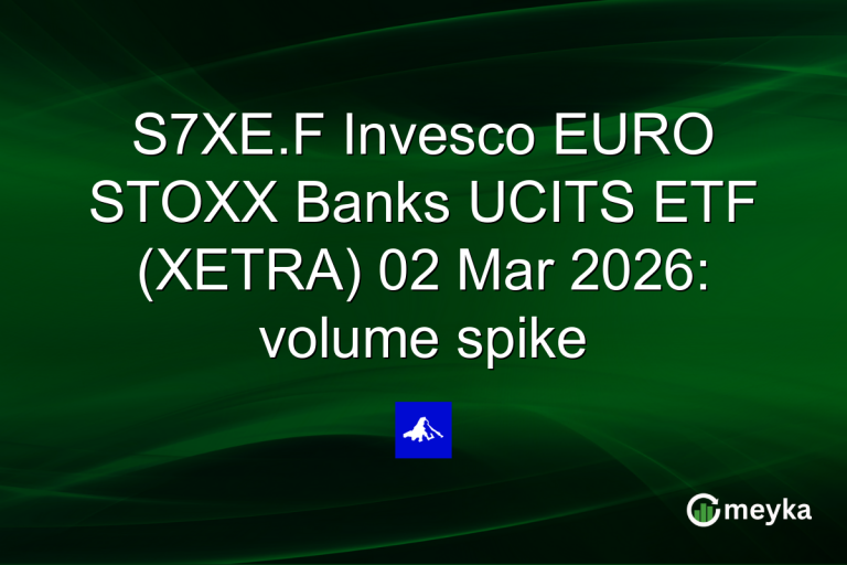 S7XE.F Invesco EURO STOXX Banks UCITS ETF (XETRA) 02 Mar 2026: volume spike