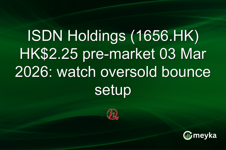 ISDN Holdings (1656.HK) HK$2.25 pre-market 03 Mar 2026: watch oversold bounce setup