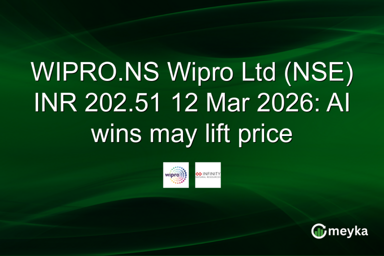 WIPRO.NS Wipro Ltd (NSE) INR 202.51 12 Mar 2026: AI wins may lift price