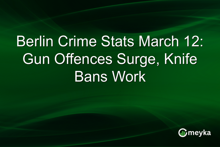 Berlin Crime Stats March 12: Gun Offences Surge, Knife Bans Work