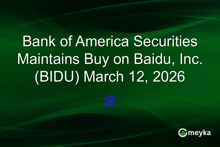 Bank of America Securities Maintains Buy on Baidu, Inc. (BIDU) March 12, 2026