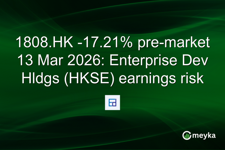1808.HK -17.21% pre-market 13 Mar 2026: Enterprise Dev Hldgs (HKSE) earnings risk