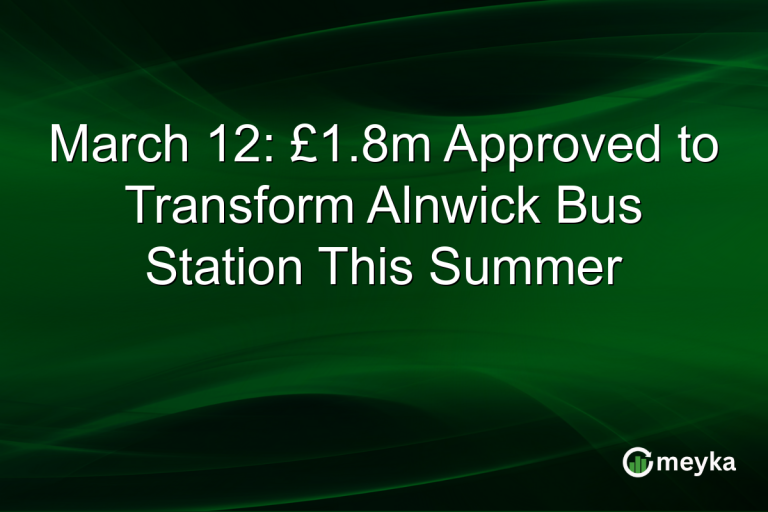 March 12: £1.8m Approved to Transform Alnwick Bus Station This Summer