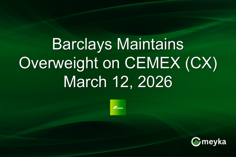 Barclays Maintains Overweight on CEMEX (CX) March 12, 2026
