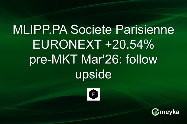 MLIPP.PA Societe Parisienne EURONEXT +20.54% pre-MKT Mar'26: follow upside