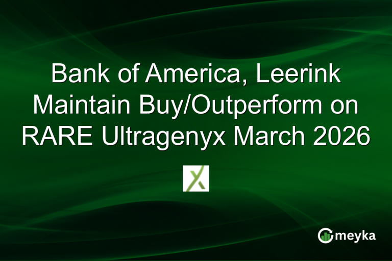 Bank of America, Leerink Maintain Buy/Outperform on RARE Ultragenyx March 2026