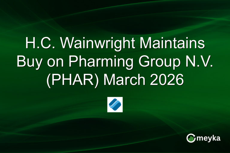 H.C. Wainwright Maintains Buy on Pharming Group N.V. (PHAR) March 2026