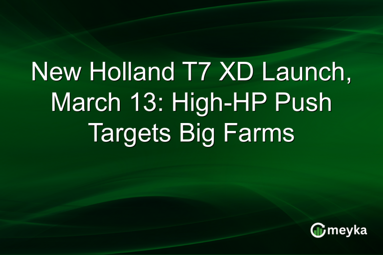 New Holland T7 XD Launch, March 13: High-HP Push Targets Big Farms
