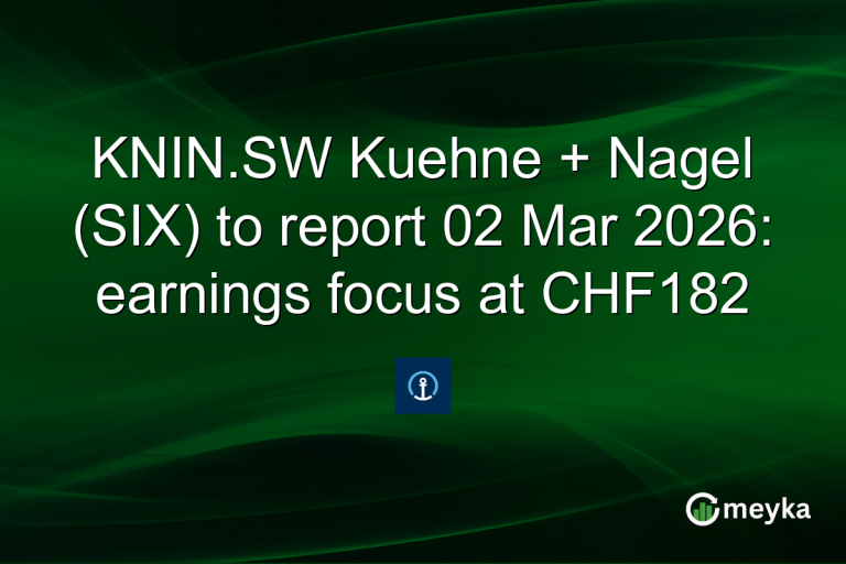 KNIN.SW Kuehne + Nagel (SIX) to report 02 Mar 2026: earnings focus at CHF182