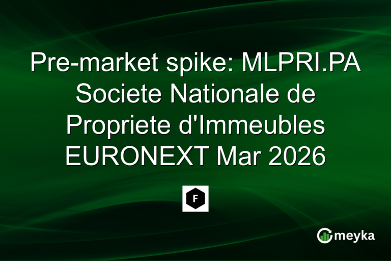 Pre-market spike: MLPRI.PA Societe Nationale de Propriete d'Immeubles EURONEXT Mar 2026