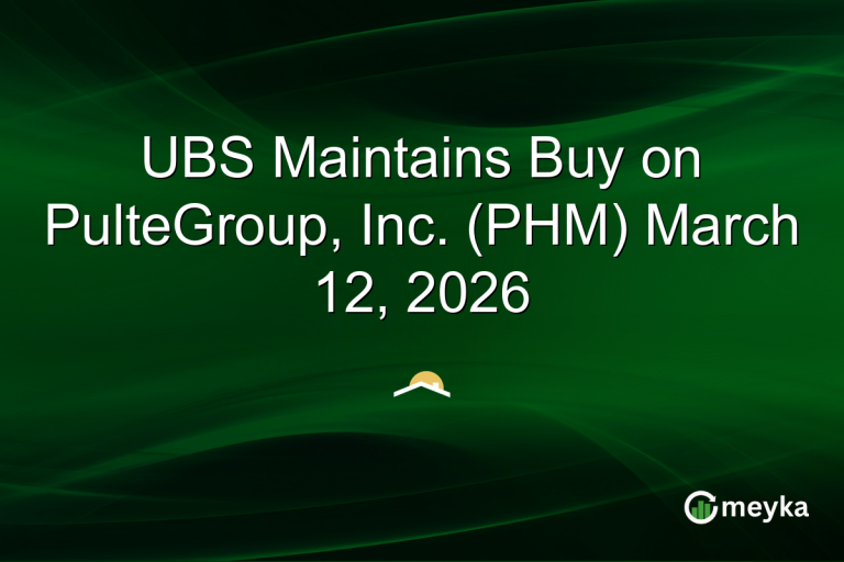 UBS Maintains Buy on PulteGroup, Inc. (PHM) March 12, 2026