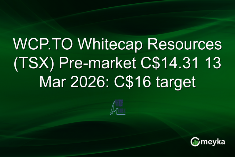 WCP.TO Whitecap Resources (TSX) Pre-market C$14.31 13 Mar 2026: C$16 target