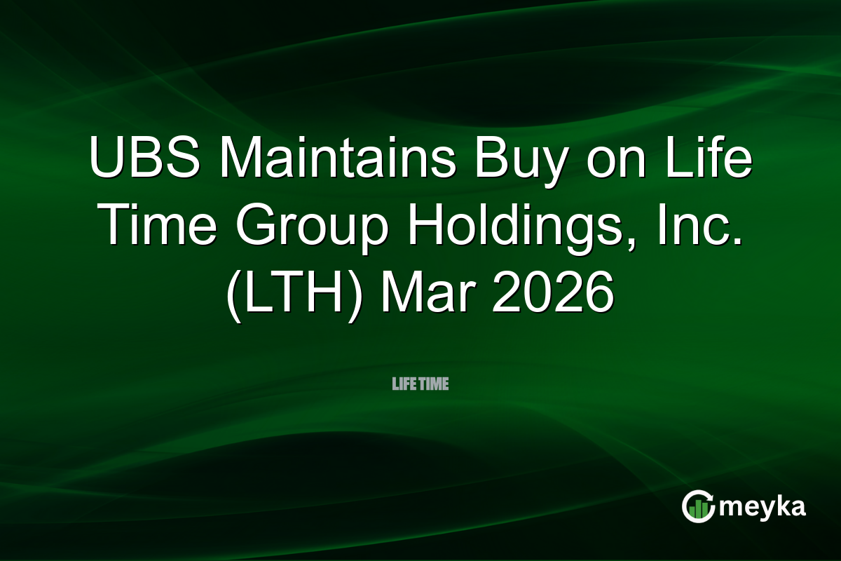 UBS Maintains Buy on Life Time Group Holdings, Inc. (LTH) Mar 2026