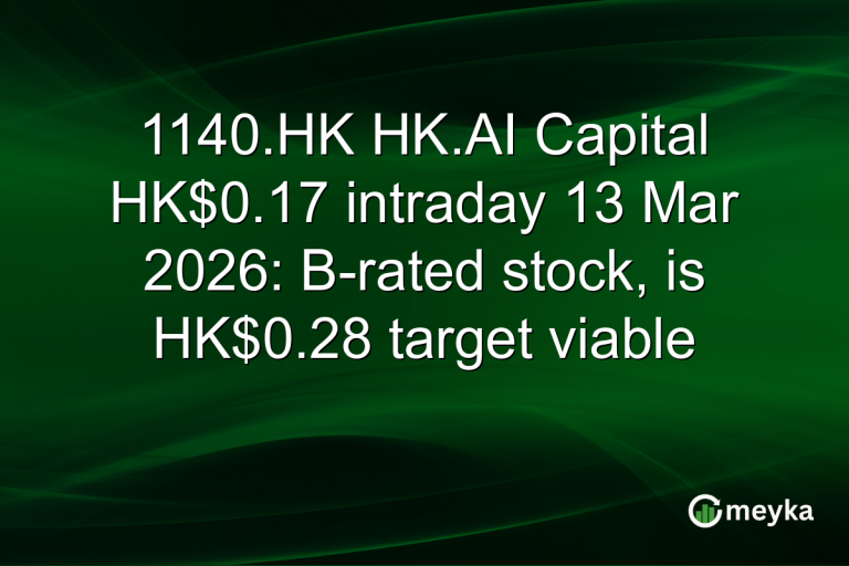 1140.HK HK.AI Capital HK$0.17 intraday 13 Mar 2026: B-rated stock, is HK$0.28 target viable