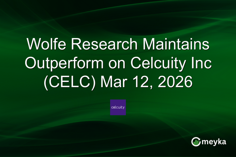 Wolfe Research Maintains Outperform on Celcuity Inc (CELC) Mar 12, 2026