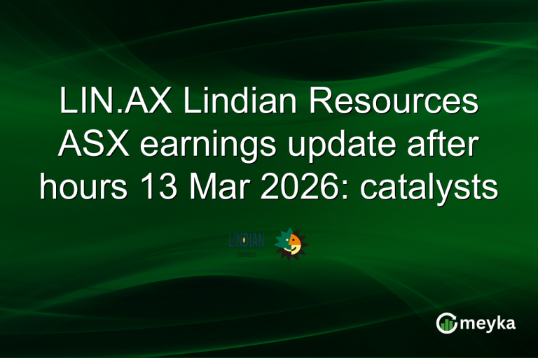 LIN.AX Lindian Resources ASX earnings update after hours 13 Mar 2026: catalysts
