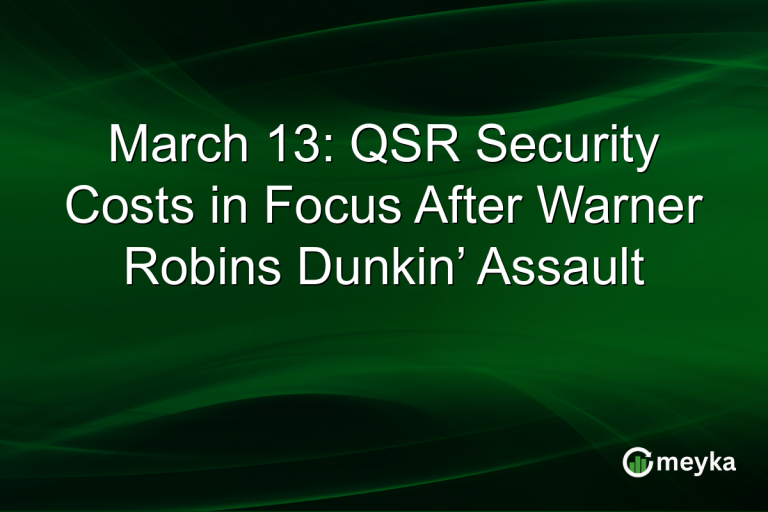 March 13: QSR Security Costs in Focus After Warner Robins Dunkin’ Assault