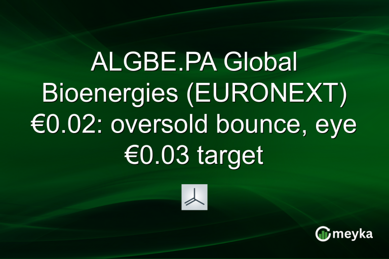 ALGBE.PA Global Bioenergies (EURONEXT) €0.02: oversold bounce, eye €0.03 target