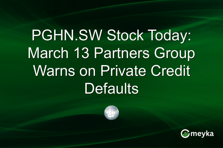PGHN.SW Stock Today: March 13 Partners Group Warns on Private Credit Defaults